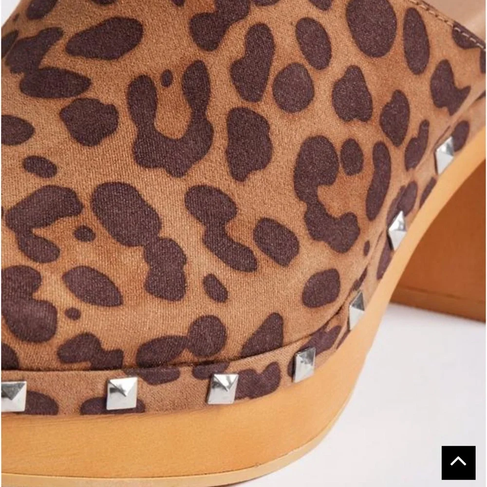 Torrid leopard platform wooden mule - Picture 9 of 9
